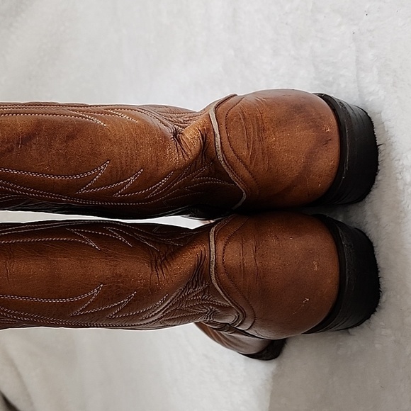 Tony Lama Vintage Western Boots Black Label Womens 6.5 B - Picture 10 of 17